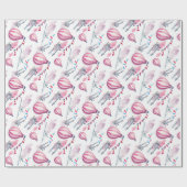 Papier Cadeau Ballons et biplans (Plat)