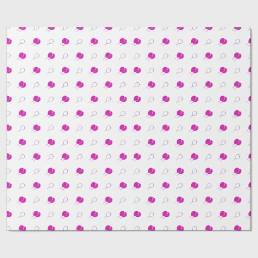 Papier Cadeau Ballons flottants roses (Couture)