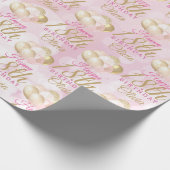 Papier Cadeau Ballons glamour du 18e anniversaire (Coin)