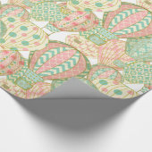 Papier Cadeau Ballons Pastel Pink et Blue Hot Air (Coin)