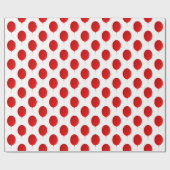 Papier Cadeau Ballons rouges (Plat)