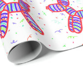 Papier Cadeau Balloon Dogs Party (Coin rond)