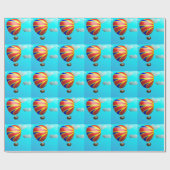 Papier Cadeau Ballotte à air chaud (Plat)
