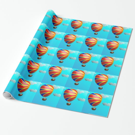 Papier Cadeau Ballotte à air chaud (Déroulé)