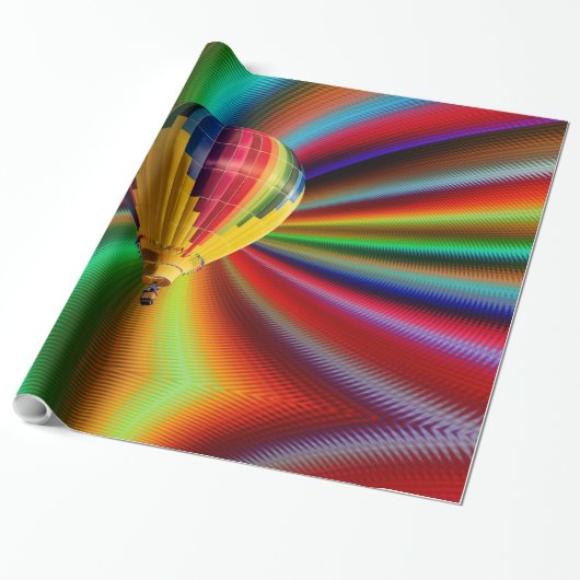 Papier Cadeau Ballotte à air chaud Art 1-2 Options (Déroulé)