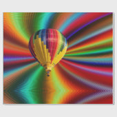Papier Cadeau Ballotte à air chaud Art 1-2 Options (Plat)