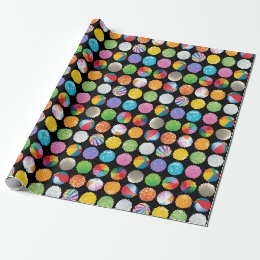 Papier Cadeau Balls de plage (Déroulé)