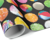 Papier Cadeau Balls de plage (Coin rond)
