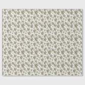 Papier Cadeau Bamboo on White Sheers - Seamless surface (Plat)