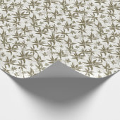 Papier Cadeau Bamboo on White Sheers - Seamless surface (Coin)
