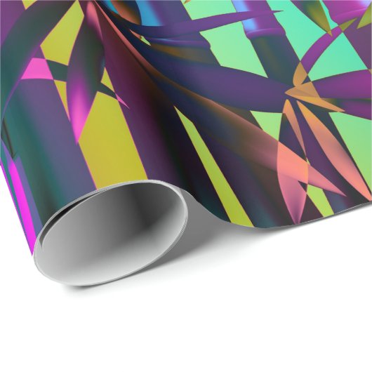 Papier Cadeau Bambou Art 5 (Coin rond)