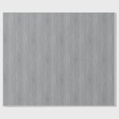 Papier Cadeau Bambou gris cendré avec apparence de grain de bois (Plat)