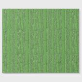 Papier Cadeau Bambou vert (Plat)
