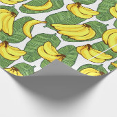 Papier Cadeau Banana Fruit Feuilles Motif tropical (Coin)