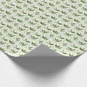 Papier Cadeau Banana Leaf With Triangles (Coin)