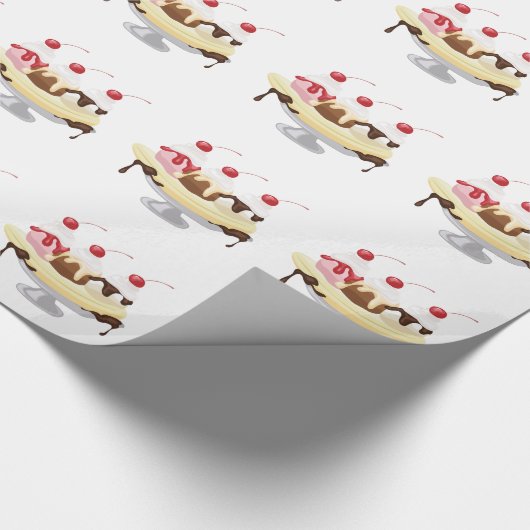 Papier Cadeau Banana split (Coin)