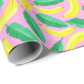 Papier Cadeau Banana Wrapping Paper (Coin rond)