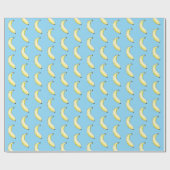 Papier Cadeau banane aquarelle (Plat)
