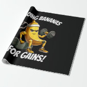 Papier Cadeau banane faisant de l'exercice (Déroulé)