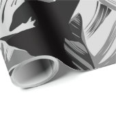 Papier Cadeau Banane Feuille 3 (Coin rond)