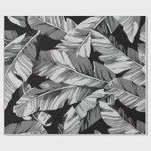 Papier Cadeau Banane Feuille 3 (Plat)