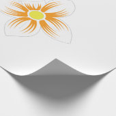 Papier Cadeau Banane jaune, bleu foncé vert, décoratif (Coin)