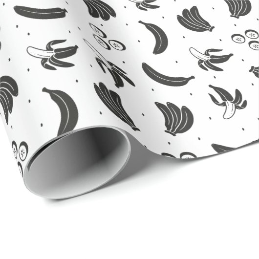 Papier Cadeau Bananes (Coin rond)