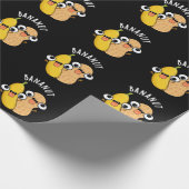 Papier Cadeau Bananut Funny Fruit Banana Pun Dark BG (Coin)