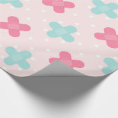 Papier Cadeau Bandages roses Médicales (Coin)