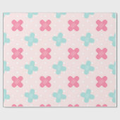 Papier Cadeau Bandages roses Médicales (Plat)