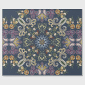 Papier Cadeau Bandanna avec cachemire coloré sans couture motif (Plat)