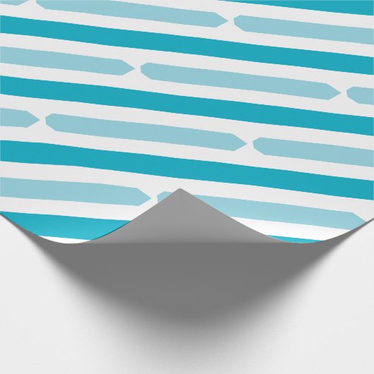 Papier Cadeau Bande à deux tons (Coin)