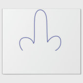 Papier Cadeau Bande abstraite (Plat)