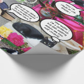 PAPIER CADEAU BANDE-BANDE AMUSANTE DE CAMIONS DE DISCUSSIONS WEI (Coin)