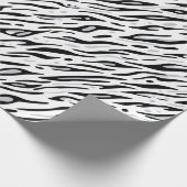 Papier Cadeau Bande blanche de Tiger Impression (Coin)