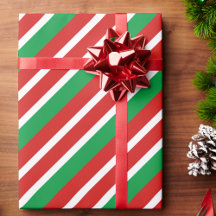 Bande de bonbons Noël Rouge Vert Blanc