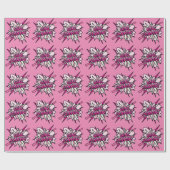 Papier Cadeau Bande de filles Comics Pop Art (Plat)