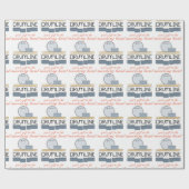 Papier Cadeau Bande de Marquage (Plat)