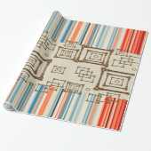 Papier Cadeau Bande de papier brillant (Déroulé)