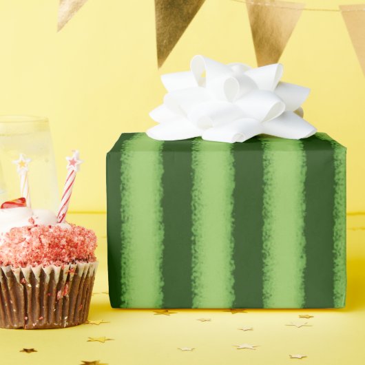 Papier Cadeau Bande de pastèque (grande échelle) (Fête d'anniversaire)