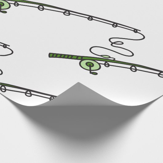 Papier Cadeau Bande de pêche (Coin)