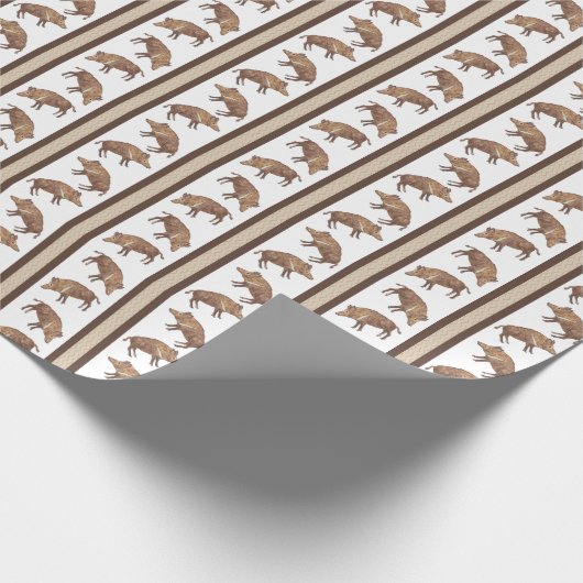Papier Cadeau Bande de sanglier sauvage (Coin)