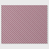 Papier Cadeau Bande de Sucre de canne classique (Plat)