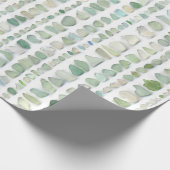 Papier Cadeau Bande de verre de mer (Coin)