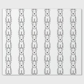 Papier Cadeau Bande dessinée blonde comme les blés doucement (Plat)