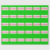 Papier Cadeau Bande dessinée de Noël bulle (Plat)