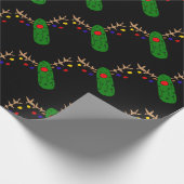 Papier Cadeau Bande dessinée drôle de Noël de conserves au (Coin)