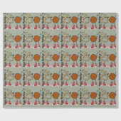 Papier Cadeau Bande dessinée drôle de spaghetti et de boulettes (Plat)