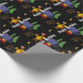 Papier Cadeau Bande dessinée en caoutchouc drôle de camping de (Coin)