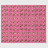 Papier Cadeau Bande dessinée Pop Art AMOUR (Plat)